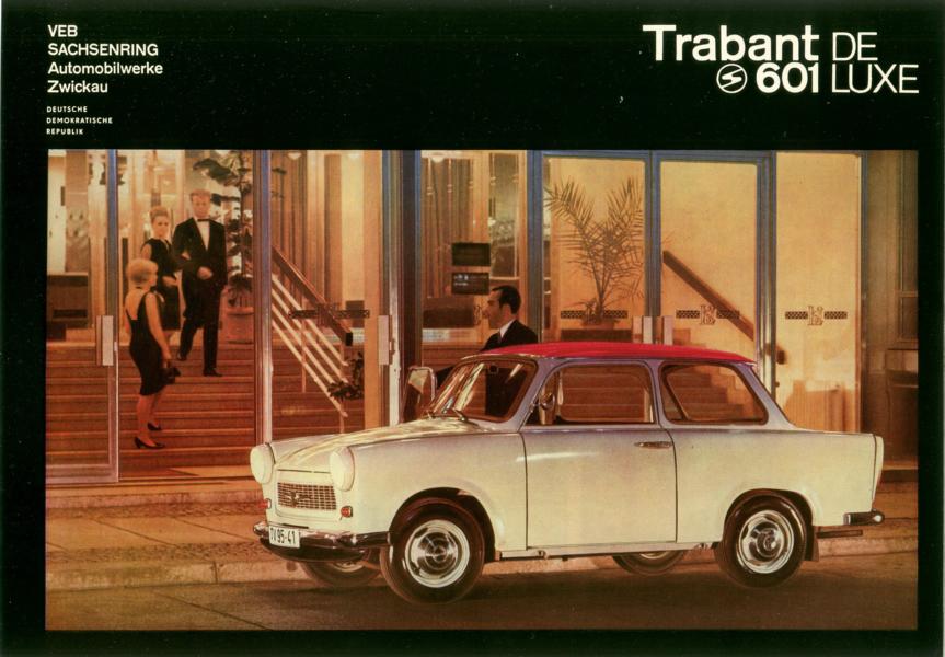 Der Trabant 601 vor 48 Jahren – schon immer ein Typ für festliche Anlässe!
